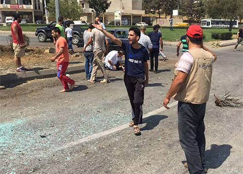 Una bomba estalló en la rotonda de Ksara en la ciudad de Zahle